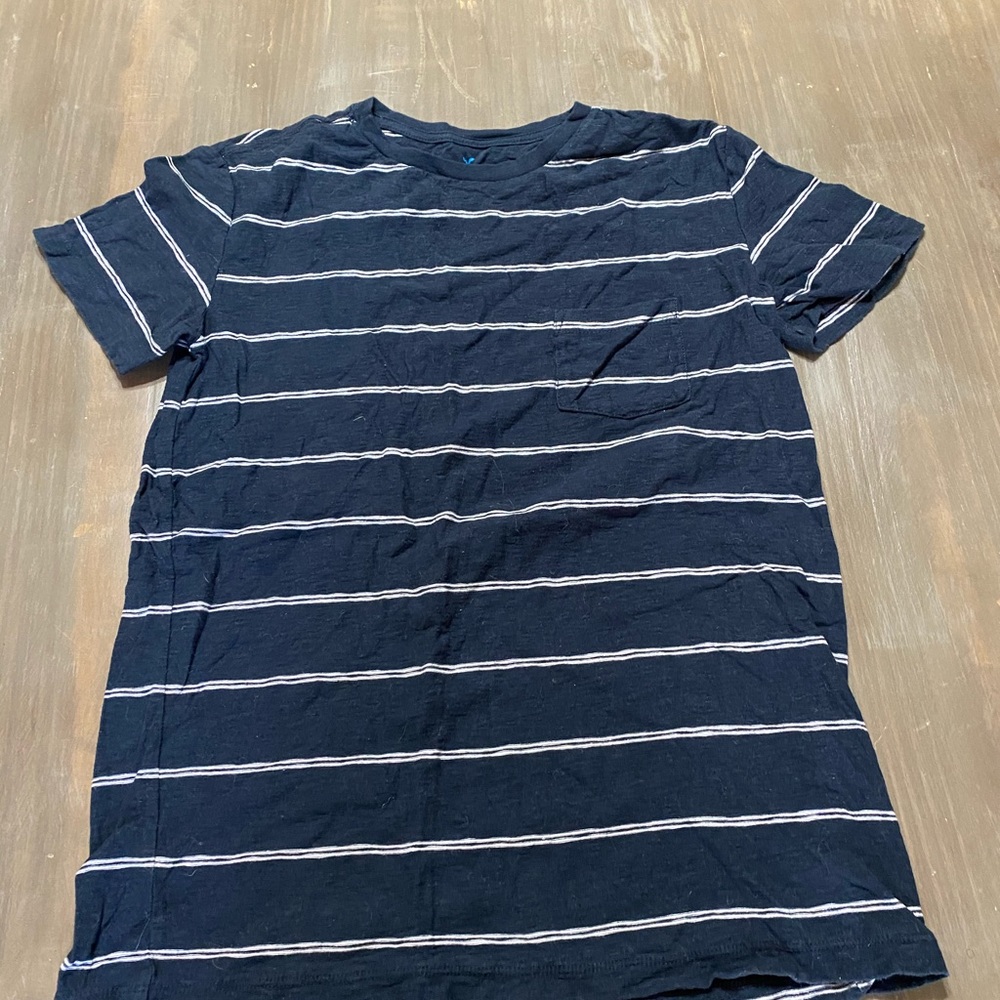 Blue Striped American Eagle T-shirt